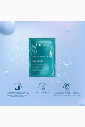 Hyalu-ProCollagene Wrinkle Correcting Eye Patches, 8 x 1.5ml