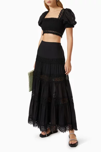 Judy Crop Top in Cotton  