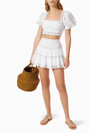 Judy Crop Top in Cotton  