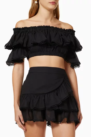 Cata Crop Top in Cotton    