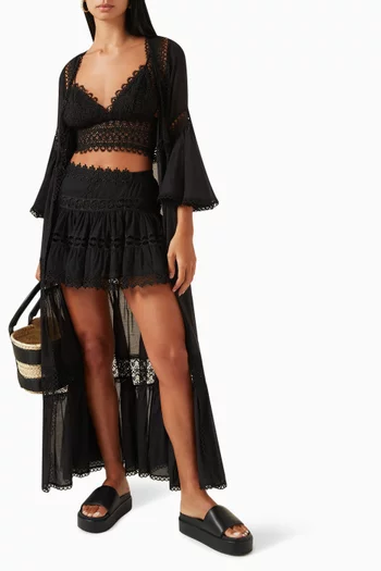 Greta Mini Skirt in Cotton