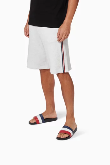 Basile Tricolour Embossed Slides   