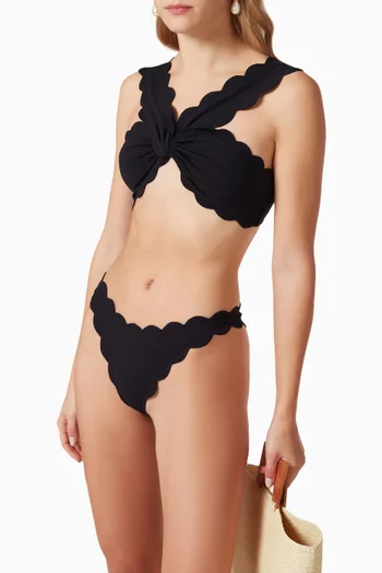North Bikini Bottoms in Textured Nylon 