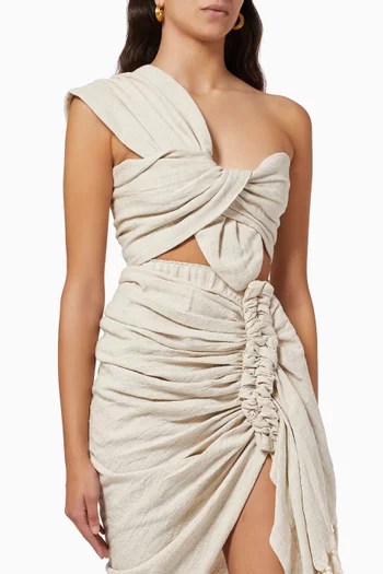 Sol One Shoulder Bandeau Top  
