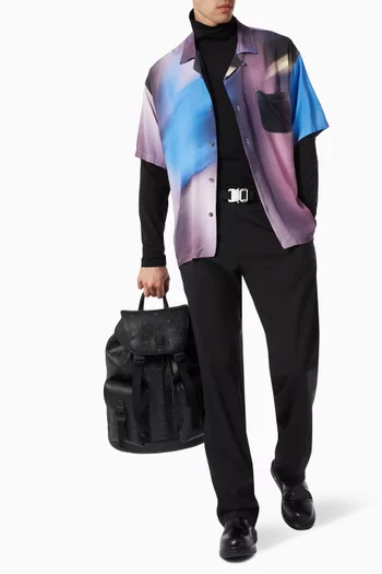 حقيبة ظهر براندنبرغ كبيرة جلد نابا وقنب فيزيتوس