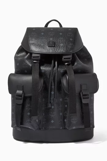 حقيبة ظهر براندنبرغ كبيرة جلد نابا وقنب فيزيتوس