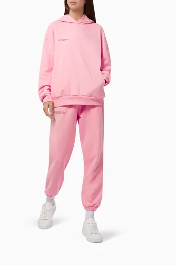 كنزة بغطاء رأس وخمس طبعات بشعار الماركة