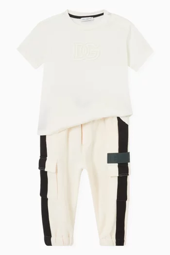 Cargo Trackpants in Cotton 