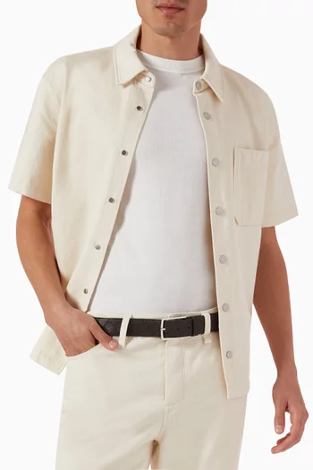 Intrecciato Belt in Leather