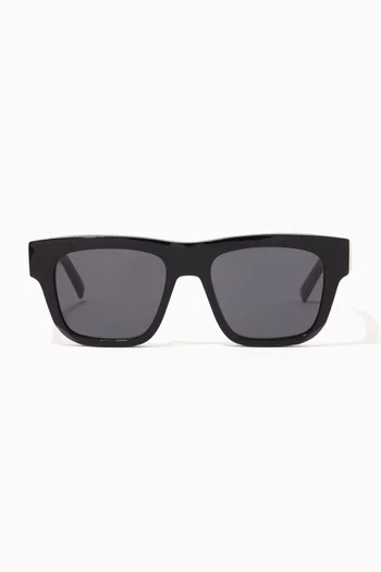 Givenchy 52 Smoke Sunglasses in Acetate