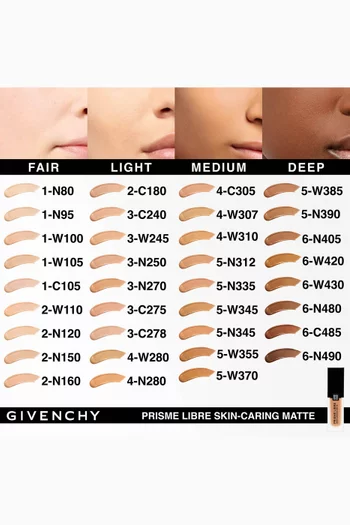 4-W280 Prisme Libre Skin-caring Matte Foundation, 30ml 