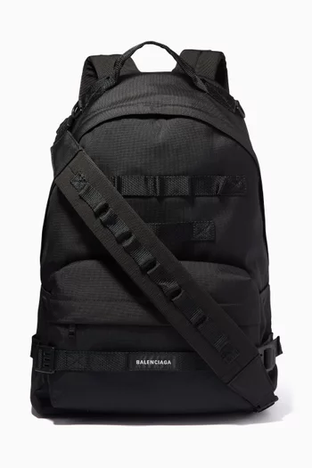 Army Multicarry Backpack in Recycled Nylon