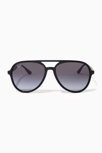 RB4376 Pilot Sunglasses in Injected Plastic  