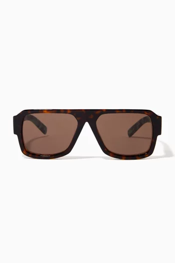 D-frame Sunglasses in Acetate