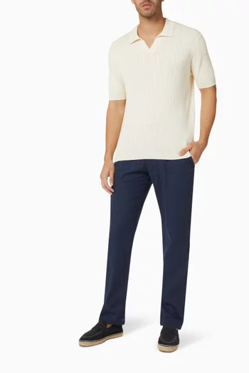 Long Pants in Linen Blend