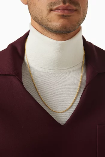 Rope Chain Necklace in 14kt Gold Vermeil, 1.8mm