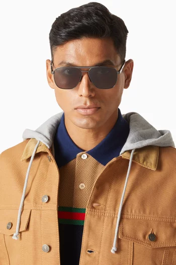 Aviator Sunglasses in Metal  