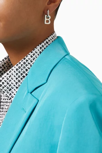 أقراط نحاس بحلقة وحلية B مقاس XS