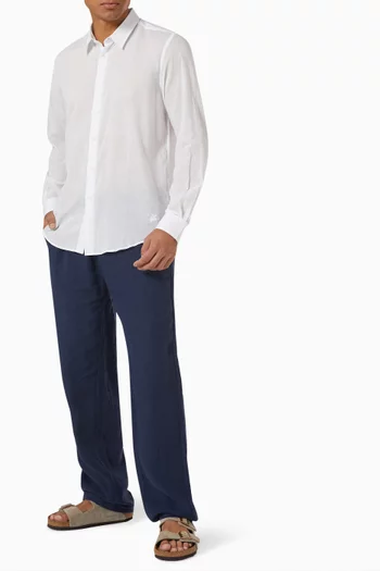 بنطال باشا كتان