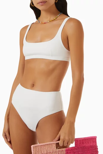 Nineties Crop Top in Recycled Nylon
