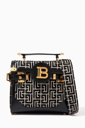 B-Buzz 23 Bag in Jacquard Canvas & Leather     
