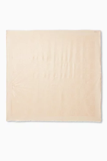 GG Lamé Jacquard Shawl in Wool-blend