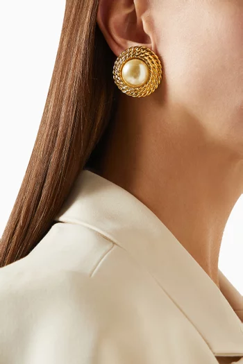 Rediscovered 1990s Vintage Clip Earrings