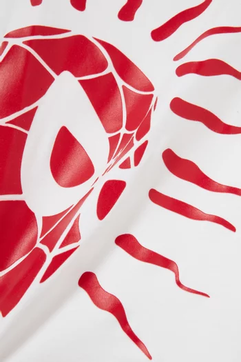 تي شيرت قطن بطبعة سبايدرمان