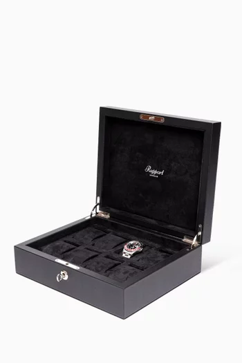 Vantage 8 Watch Collectors Box in Smooth Leather 