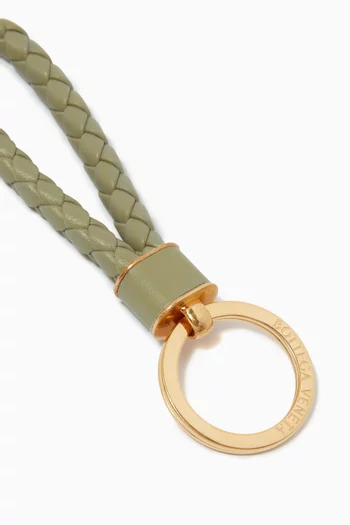 Key Ring in Intrecciato Nappa