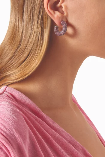 Small Cameron Crystal Hoop Earrings