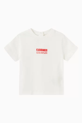 Fendiness Logo T-shirt in Cotton Jersey