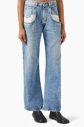 Recut Relaxed Jeans in denim