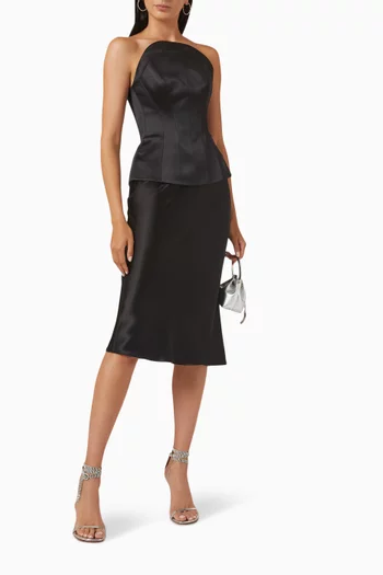Tima Top in Satin