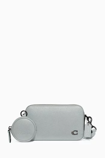 Charter Slim Crossbody Bag in Pebbled Leather