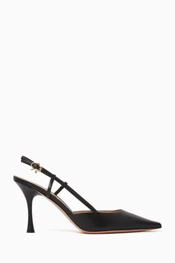 Ascent 85 Slingback Pumps in Leather