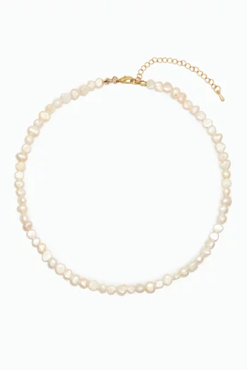 Ariel Necklace in Keshi Pearls