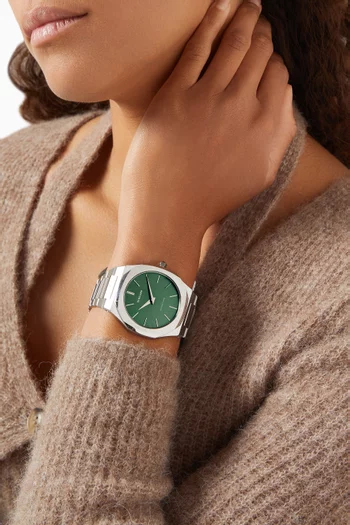 Ultra Thin Bracelet Watch, 40mm