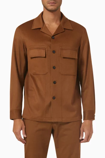 Overshirt in Cashmere