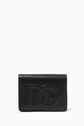 DG Flap Wallet in Leather