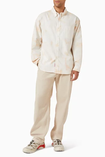 بنطال قطن تويل عضوي