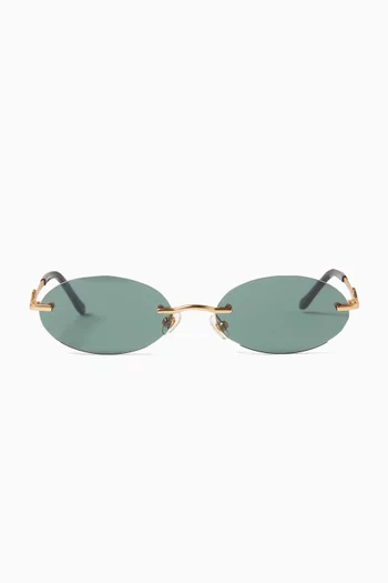 Layla Sunglasses in Metal