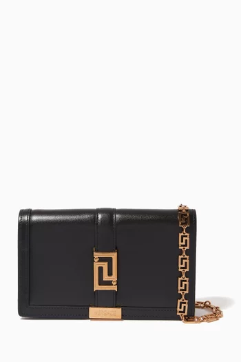 Greca Goddess Mini Bag in Leather