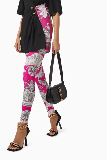 حقيبة كتف جوديس بزخارف يونانية جلد