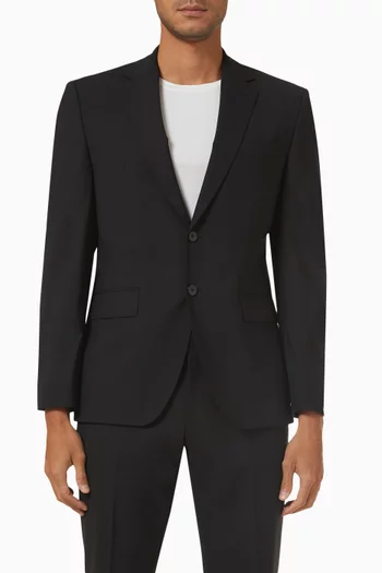 Slim Fit Jacket in Virgin Wool
