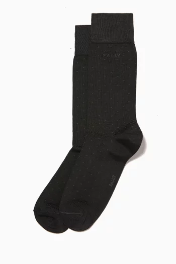 جوارب بشعار الماركة مزيج قطن