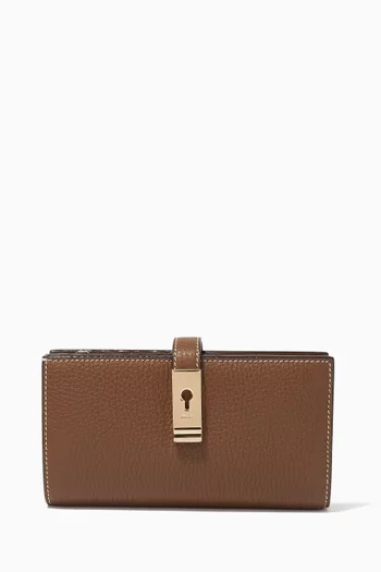Amber French Wallet in Leather
