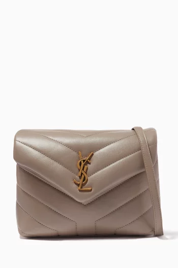 Toy Loulou Crossbody Bag in Matelassé Leather