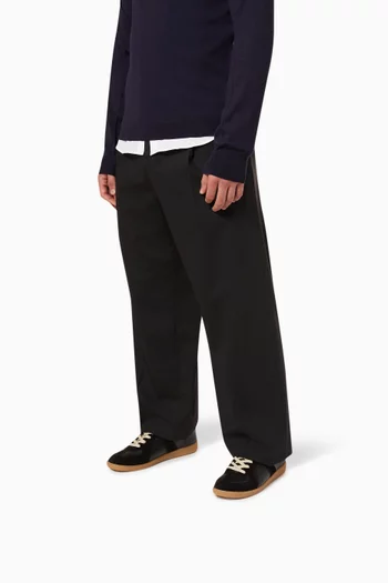 سنيكرز ريبليكا أسفل الكاحل جلد نابا وشمواه