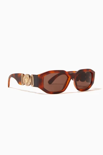 Medusa Biggie Sunglasses in Acetate